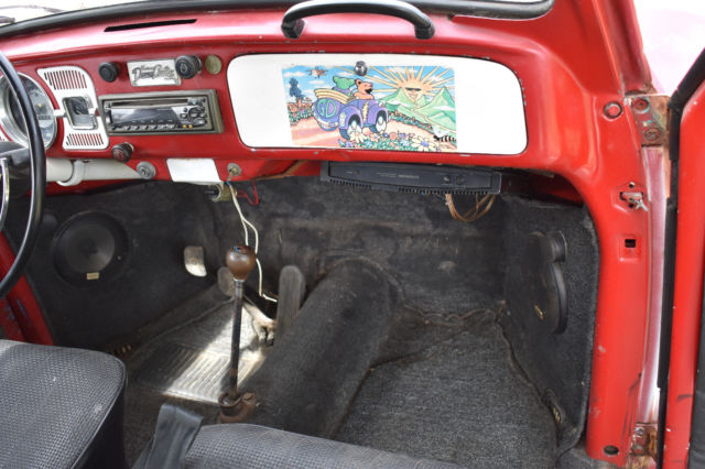 1967 Red Volkswagen Beetle - Classic