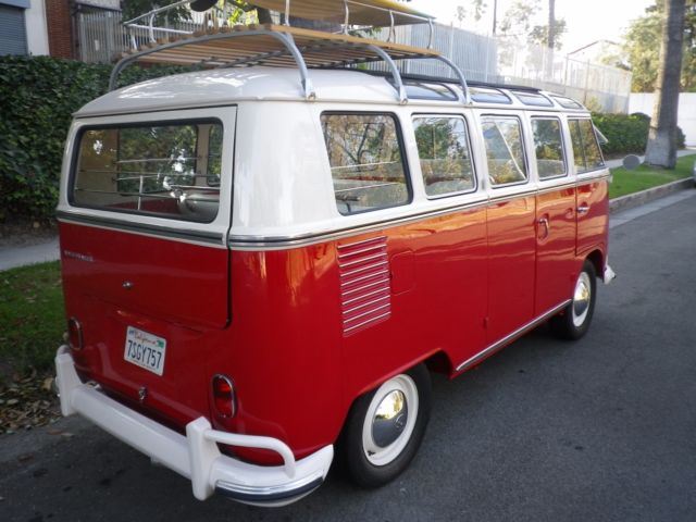1967 Red Volkswagen Bus/Vanagon Deluxe