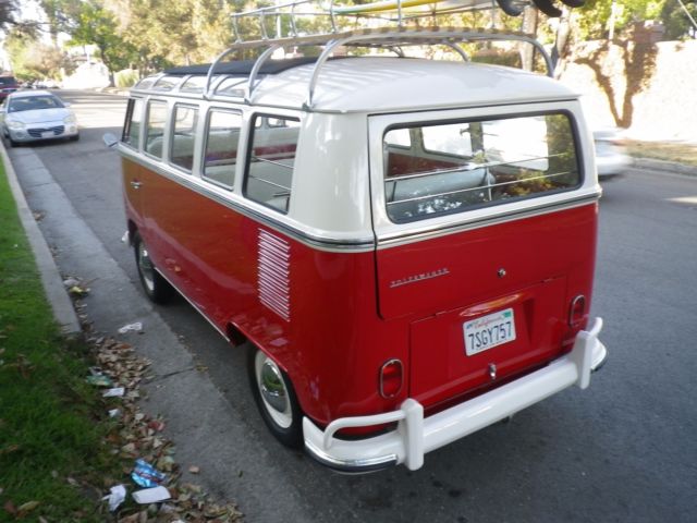 1967 Red Volkswagen Bus/Vanagon Deluxe