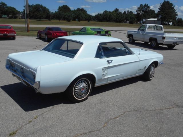 1967 White Ford Mustang Coupe