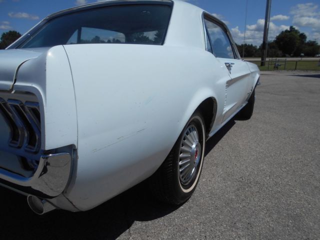 1967 White Ford Mustang Coupe