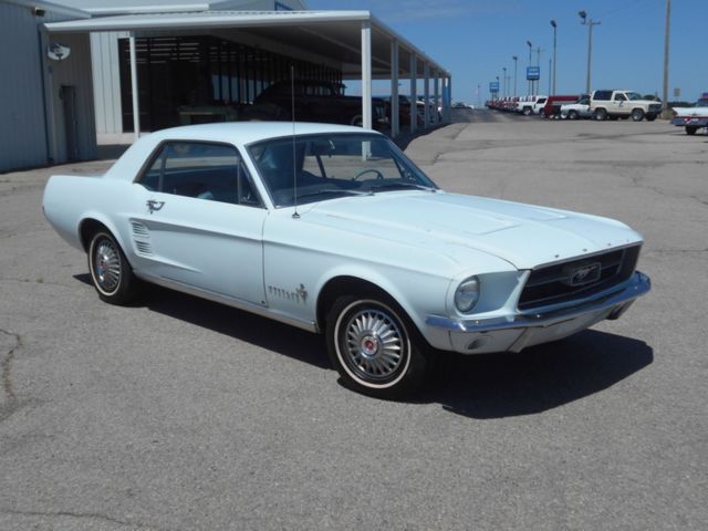 1967 White Ford Mustang Coupe