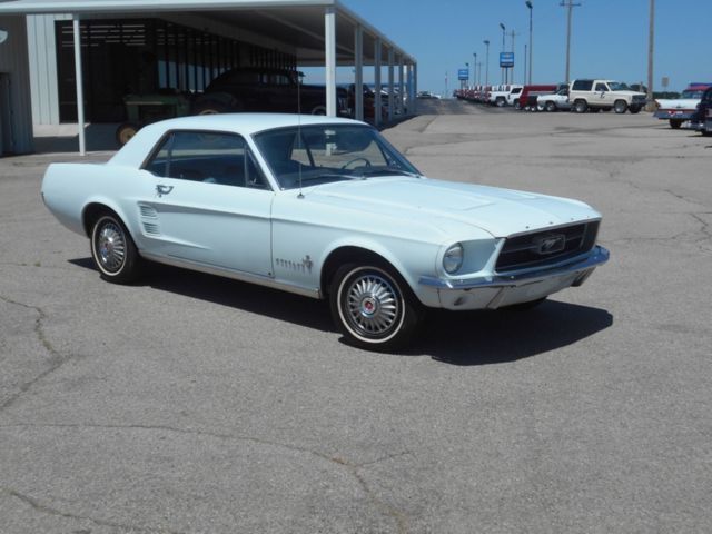 1967 White Ford Mustang Coupe