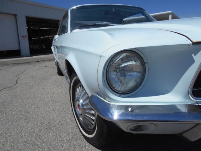 1967 White Ford Mustang Coupe