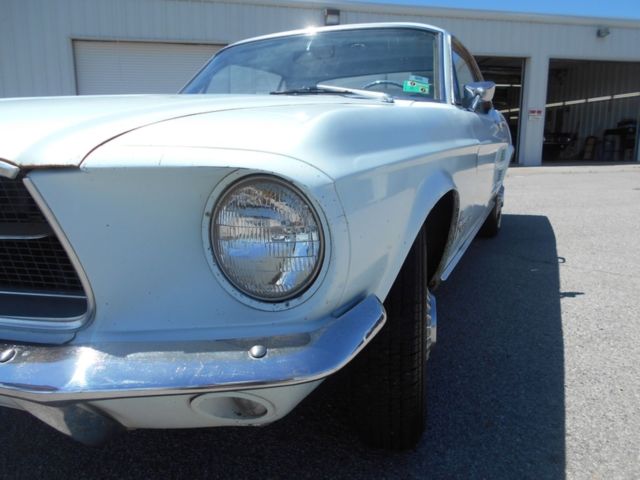 1967 White Ford Mustang Coupe