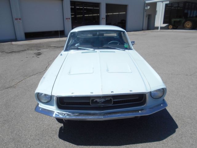 1967 White Ford Mustang Coupe