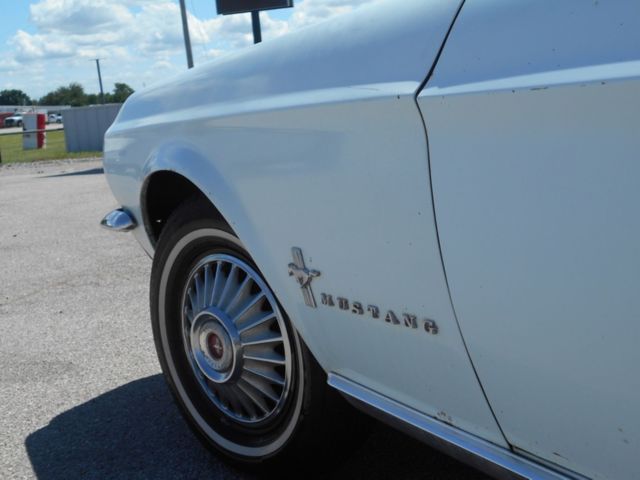 1967 White Ford Mustang Coupe