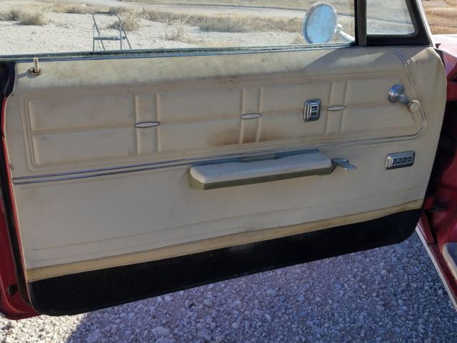 1967 RED ORIGINAL GM PAINT Chevrolet Impala Coupe