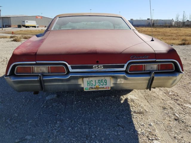 1967 RED ORIGINAL GM PAINT Chevrolet Impala Coupe