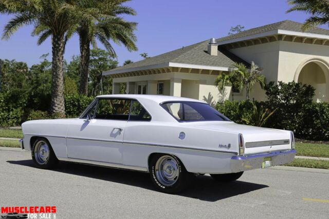 1967 White Chevrolet Nova Coupe