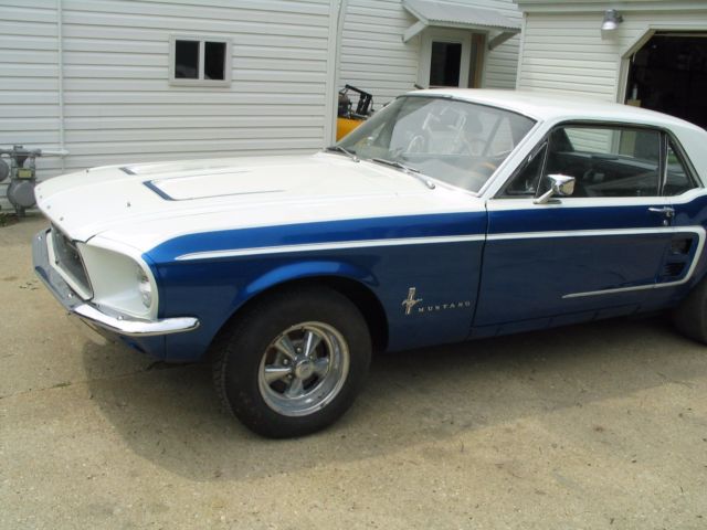 1967 Blue Ford Mustang Coupe