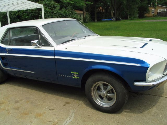 1967 Blue Ford Mustang Coupe