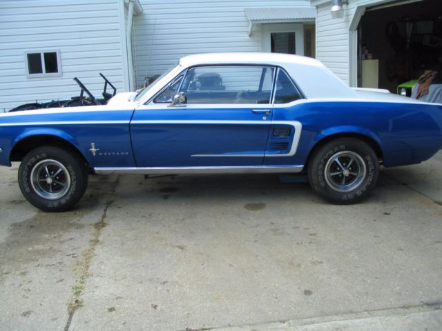 1967 Blue Ford Mustang Coupe