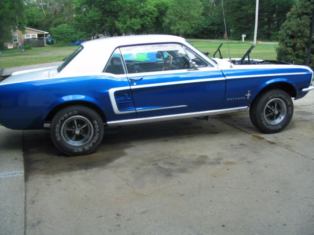 1967 Blue Ford Mustang Coupe