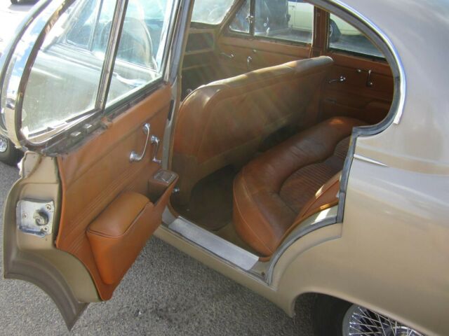 1967 Gold Jaguar 3.8 Sedan