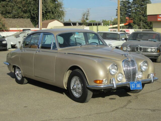 1967 Gold Jaguar 3.8 Sedan