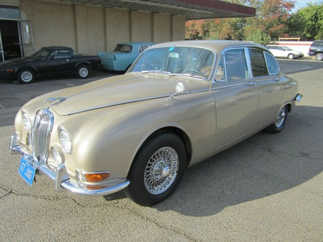 1967 Gold Jaguar 3.8 Sedan
