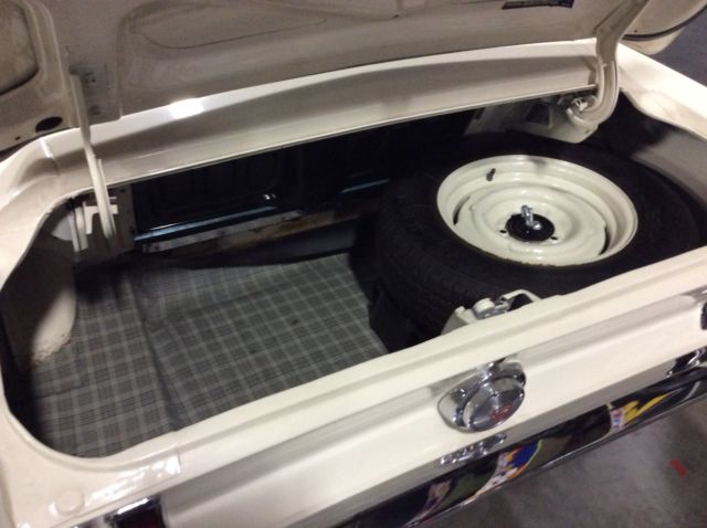 1968 White Ford Mustang Fastback