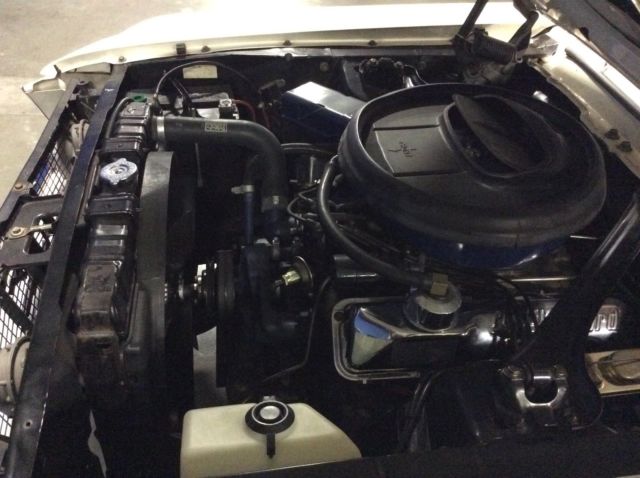 1968 White Ford Mustang Fastback