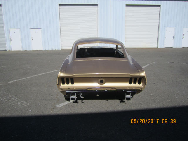 1968 Gold Ford Mustang Fastback