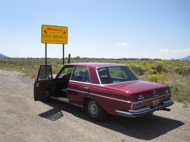 1968 Burgundy Mercedes-Benz 200-Series SEDAN