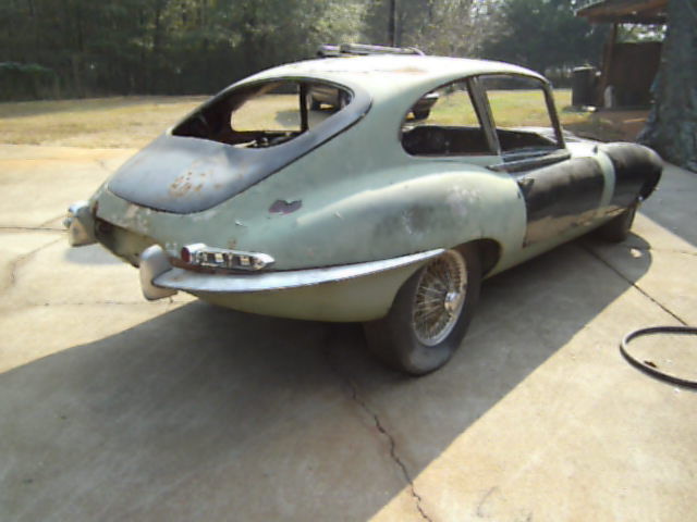 1968 Green Jaguar E-Type Coupe