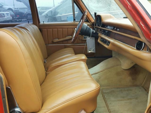 1968 Red Mercedes-Benz S-Class Sedan