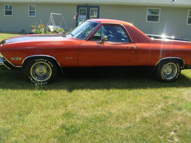1968 Orange Chevrolet El Camino El Camino