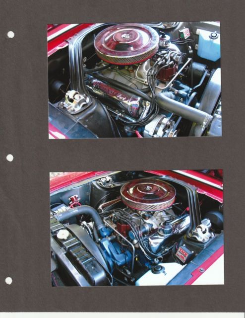 1968 Burgundy Ford Mustang Convertible