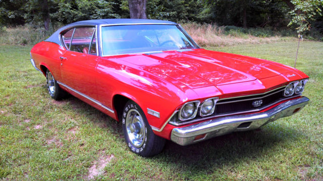 1968 Red Chevrolet Chevelle Coupe