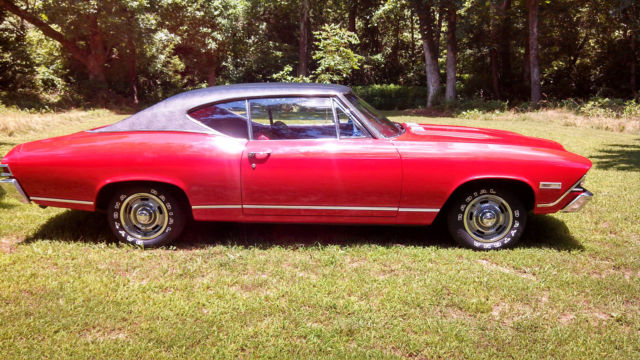 1968 Red Chevrolet Chevelle Coupe