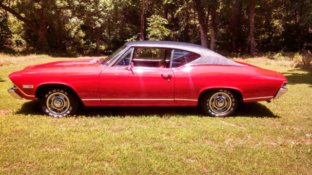 1968 Red Chevrolet Chevelle Coupe