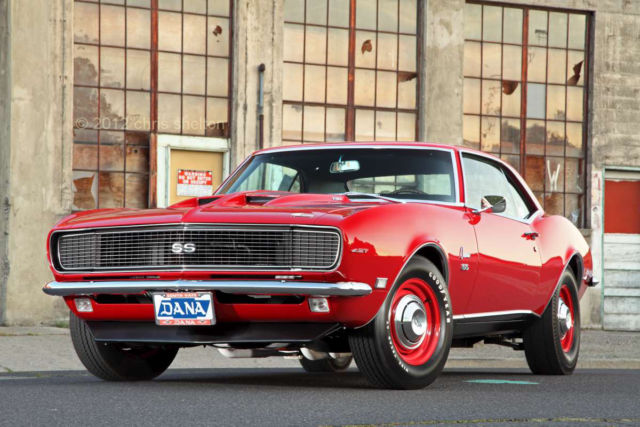 1968 Red Chevrolet Camaro Coupe
