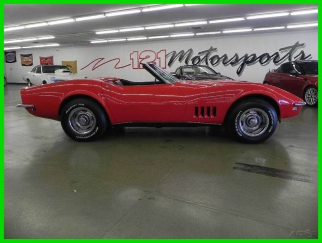 1968 Red Chevrolet Corvette