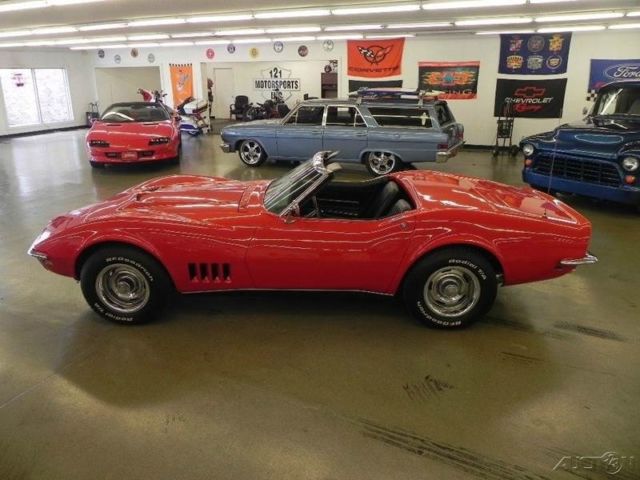 1968 Red Chevrolet Corvette