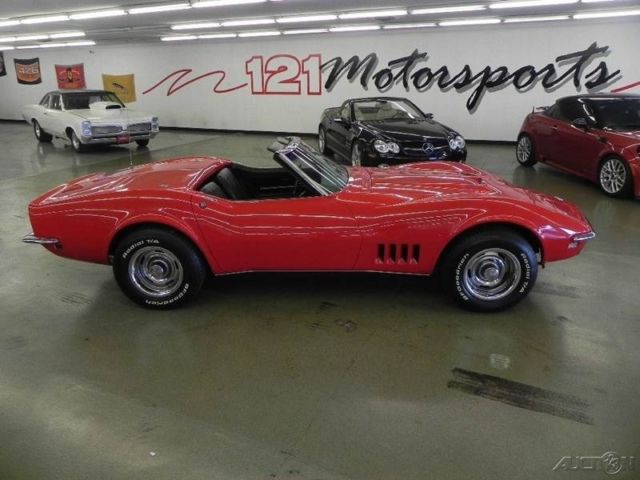 1968 Red Chevrolet Corvette