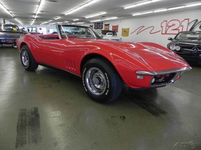 1968 Red Chevrolet Corvette