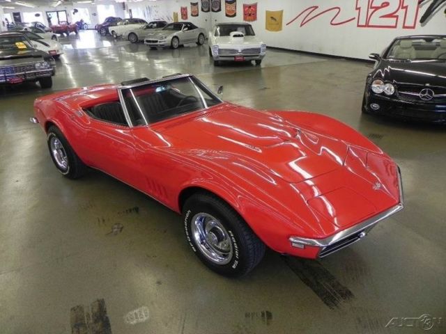 1968 Red Chevrolet Corvette