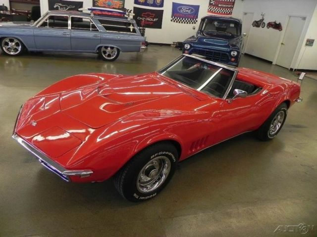 1968 Red Chevrolet Corvette