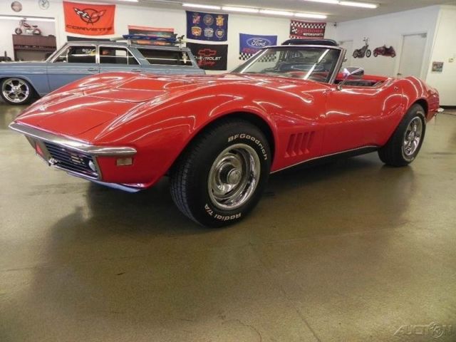 1968 Red Chevrolet Corvette