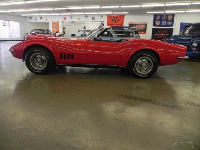 1968 Red Chevrolet Corvette