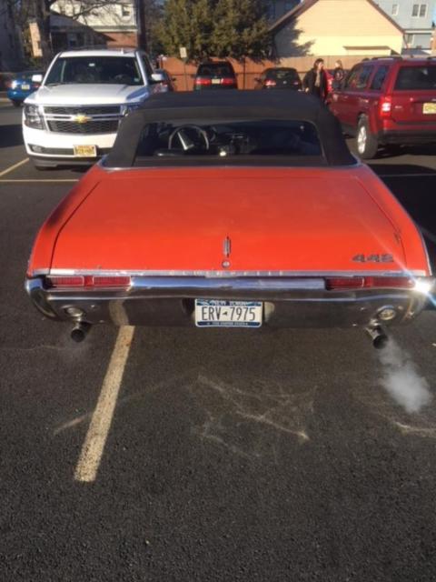 1968 Red Oldsmobile 442 Convertible