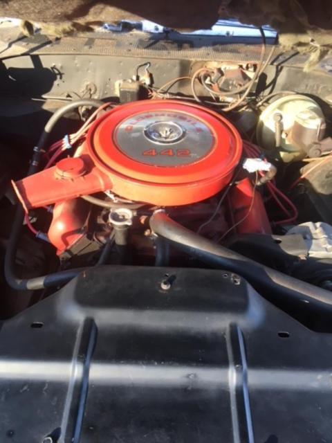 1968 Red Oldsmobile 442 Convertible