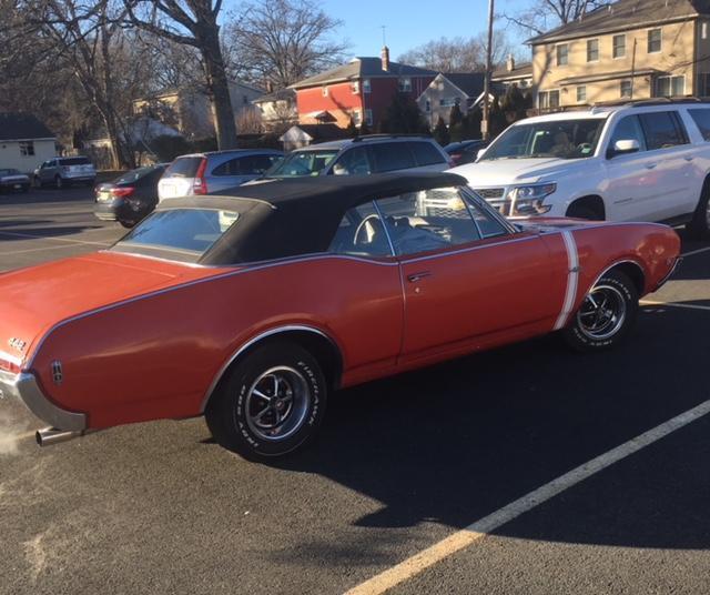 1968 Red Oldsmobile 442 Convertible