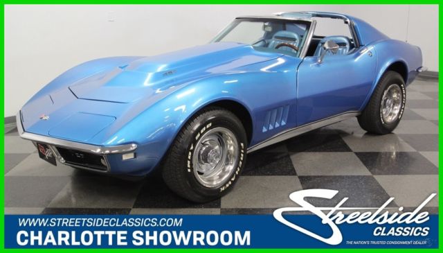 1968 Blue Chevrolet Corvette