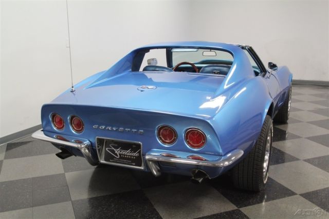 1968 Blue Chevrolet Corvette