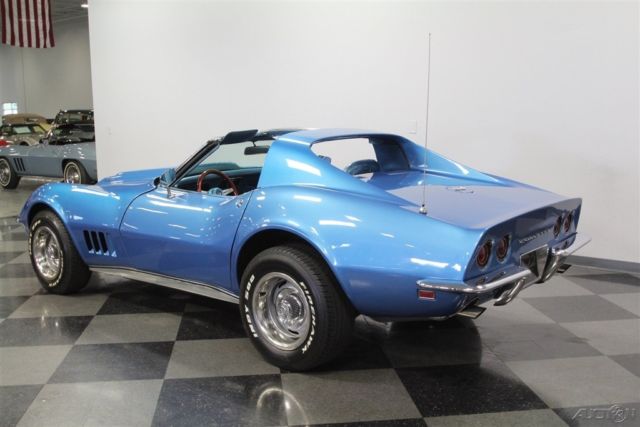 1968 Blue Chevrolet Corvette