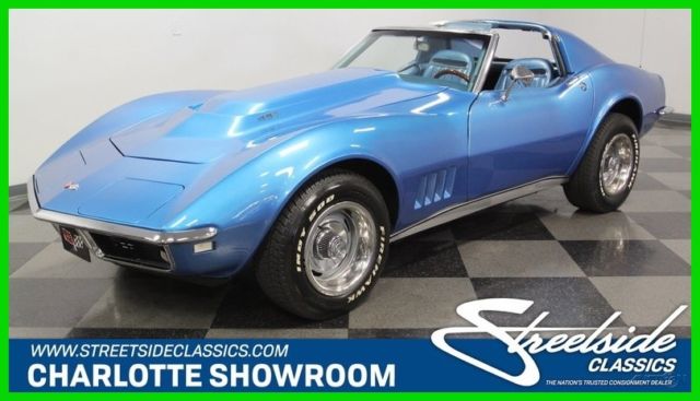 1968 Blue Chevrolet Corvette
