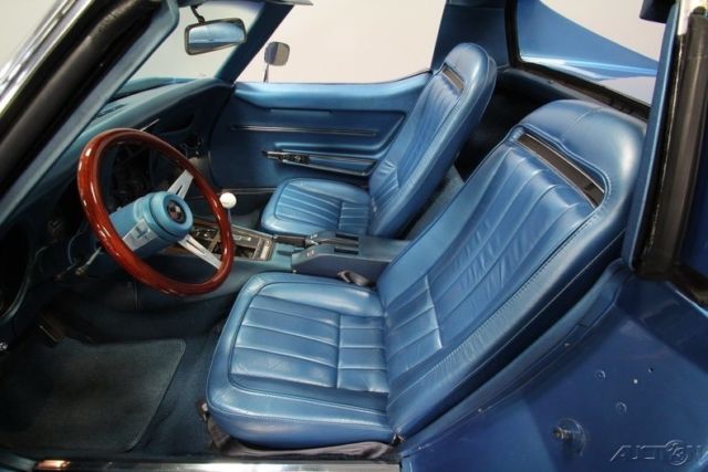 1968 Blue Chevrolet Corvette