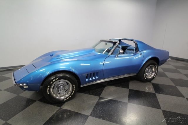 1968 Blue Chevrolet Corvette